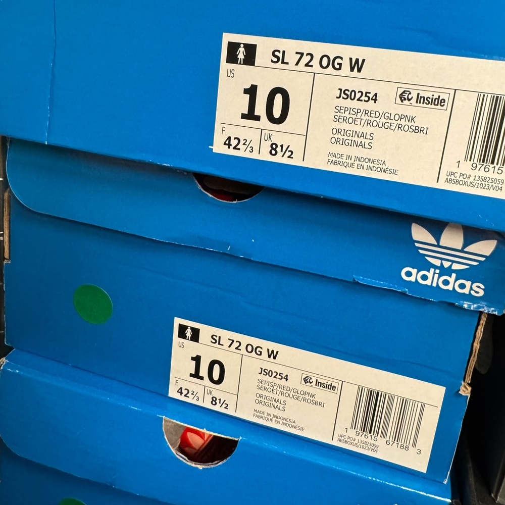 ADIDAS SL 72 OG Retro Women’s Sneakers Size US 9.5 New - Picture 8 of 11
